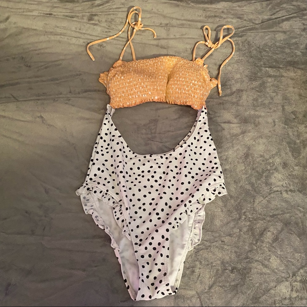 Women’s Sexy One-piece Halter Bandeau Swimsuit Size Small